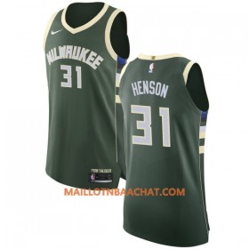 Maillot NBA Milwaukee Bucks John Henson 31 Nike 2017-18 Vert Swingman - Homme